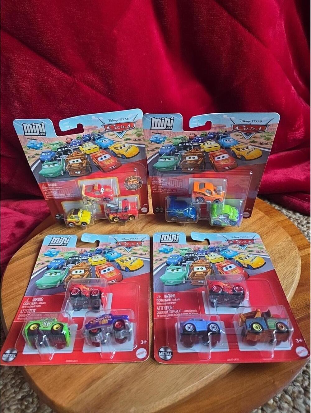 Disney Pixar Cars Mini Racers Lot 12 Diecast Cars New 4 Sets Tuners Rescue Doc